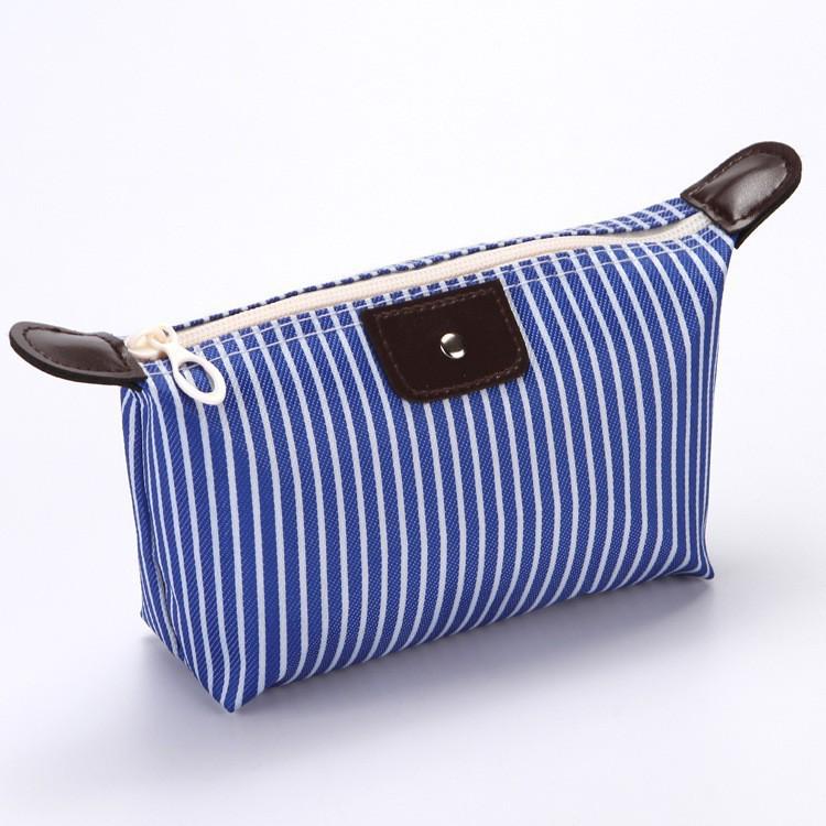 Korean-Style Cute Dumpling Makeup Bag - Folding Ingot-Shaped Storage Wash Bag