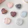 Magnetic Magsafe Back Adhesive Phone Airbag Bracket Glitter Drop Glue Love Desktop Watching Stand Women's Creative Design