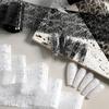 10 Rolls Nail Transfer Foils Sticker Black White Red Lace Flowers Nail Art Nail Charms Diy Nail Decoration Manicure Accessories