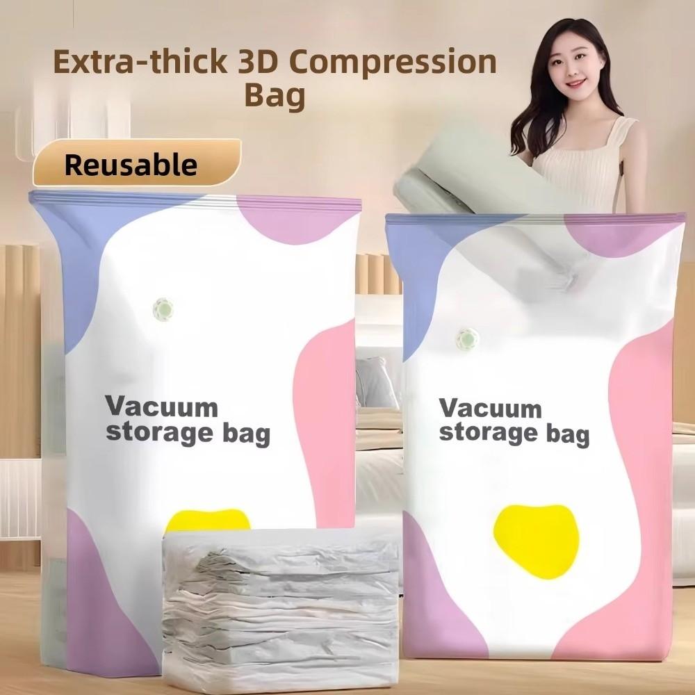Large Capacity Seal Compression Bag No Pump Clothes Blankets Organizer  Travel Accessories