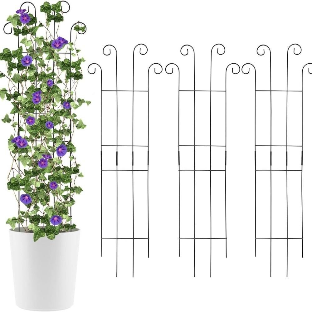 Decorative Garden Plant Trellis Hollow Out Plant Climbing Frame Greenhouse
