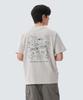 SNOWPEAK APPAREL Cotton Picnic Short Sleeve T-Shirt (S25Mufts60) Light Beige