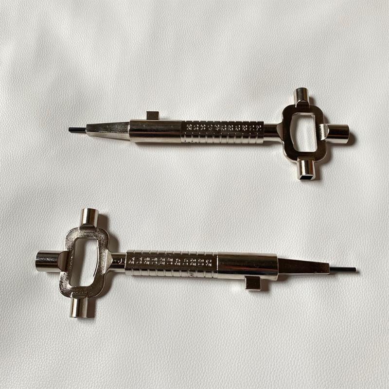 19cm/ 7.5inches Sliver Locksmith Tool Multi Purpose Practical Ideal Cylinder Gauge Cam Turner Spindle Turner