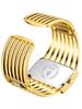 Yalalusi Women's Diamond Bracelet Wristwatch with Cage-style Strap