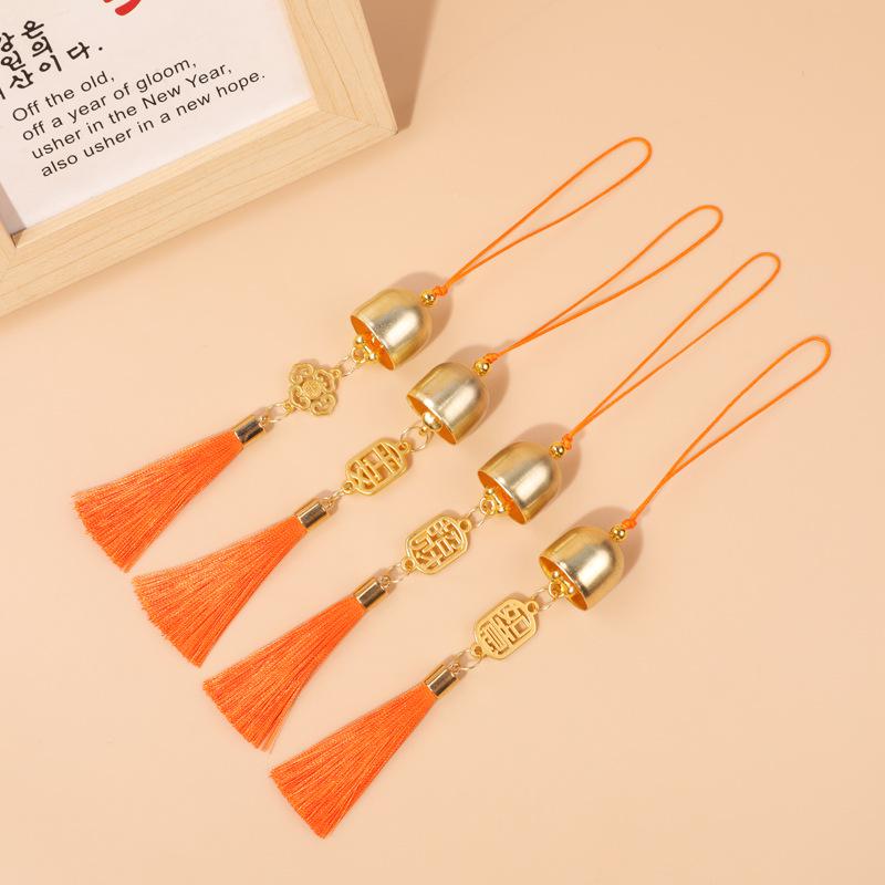 Mid-Autumn Chinese Persimmon Ruyi Wind Chime: Indoor/Outdoor Holiday Decoration
