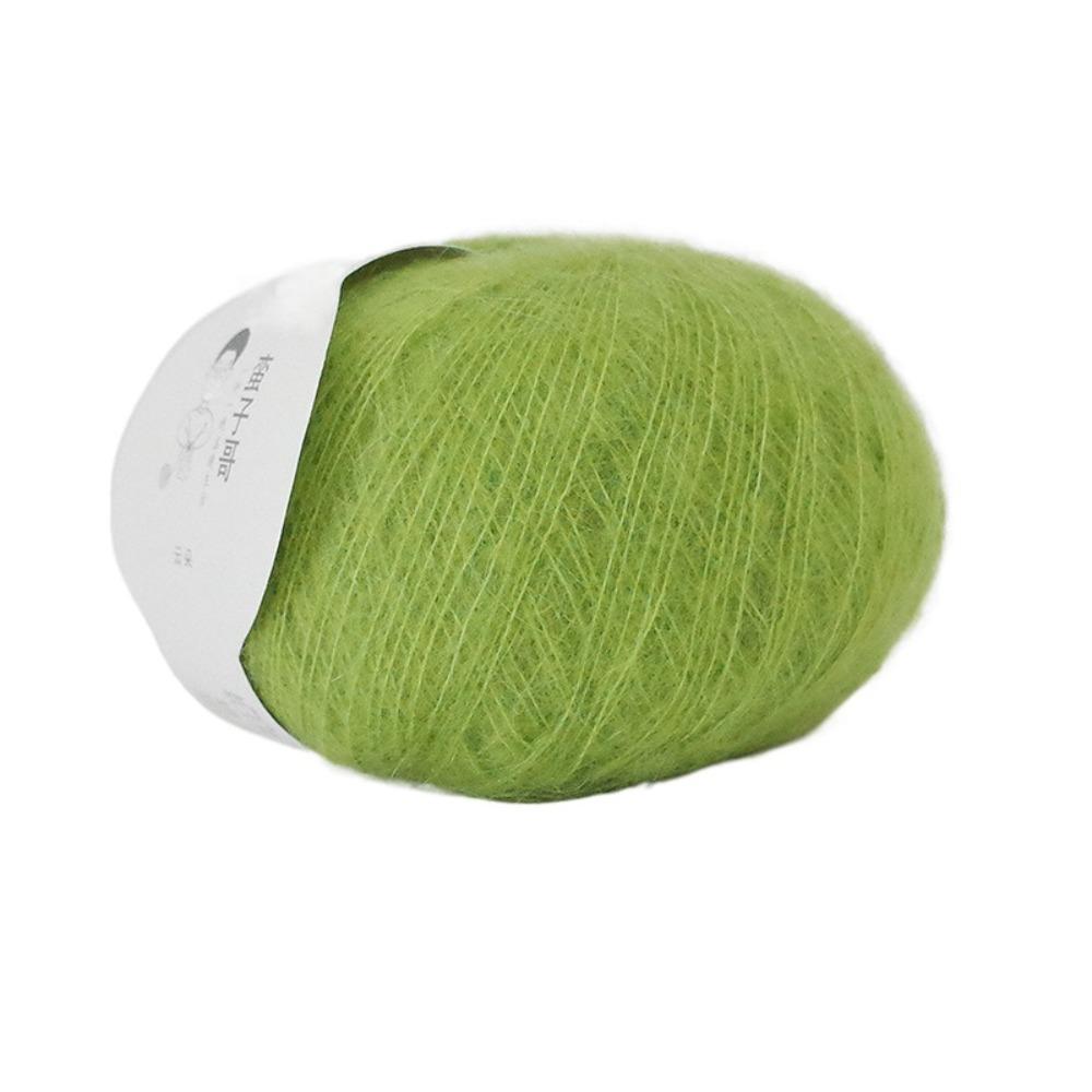 

Мягкая пряжа для вязания крючком Пряжа для ручного вязания Шарф Мохеровая пряжа Шитье зелёный