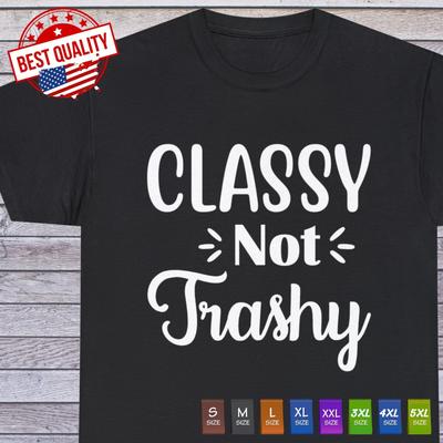 Stilvoll Nicht Prollig Sarkastischer Humor Grafik Neuheit Lustiges T-Shirt