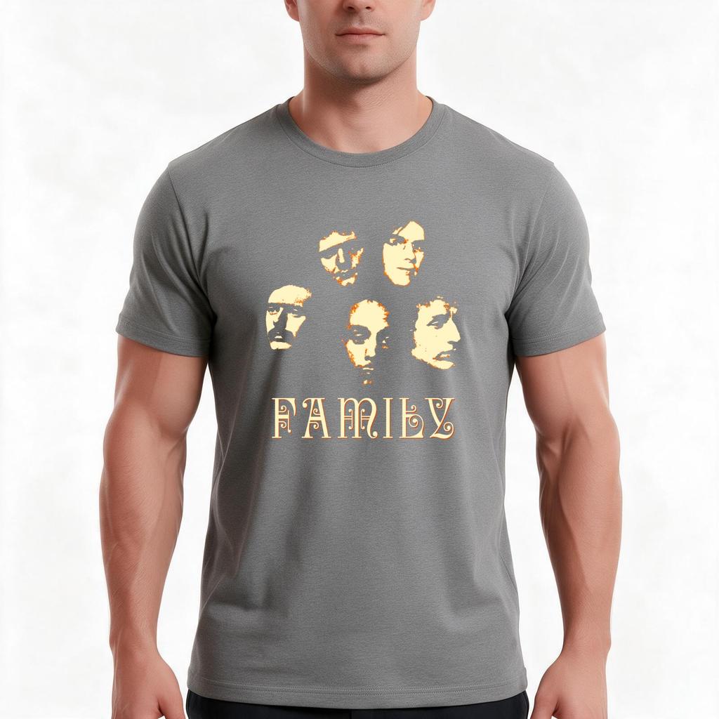 Family Too Tshirt Summer Casual Cotton Tee Oversized Streetwear Tops Vintage Graphic Print Loose Fit Short Sleeve