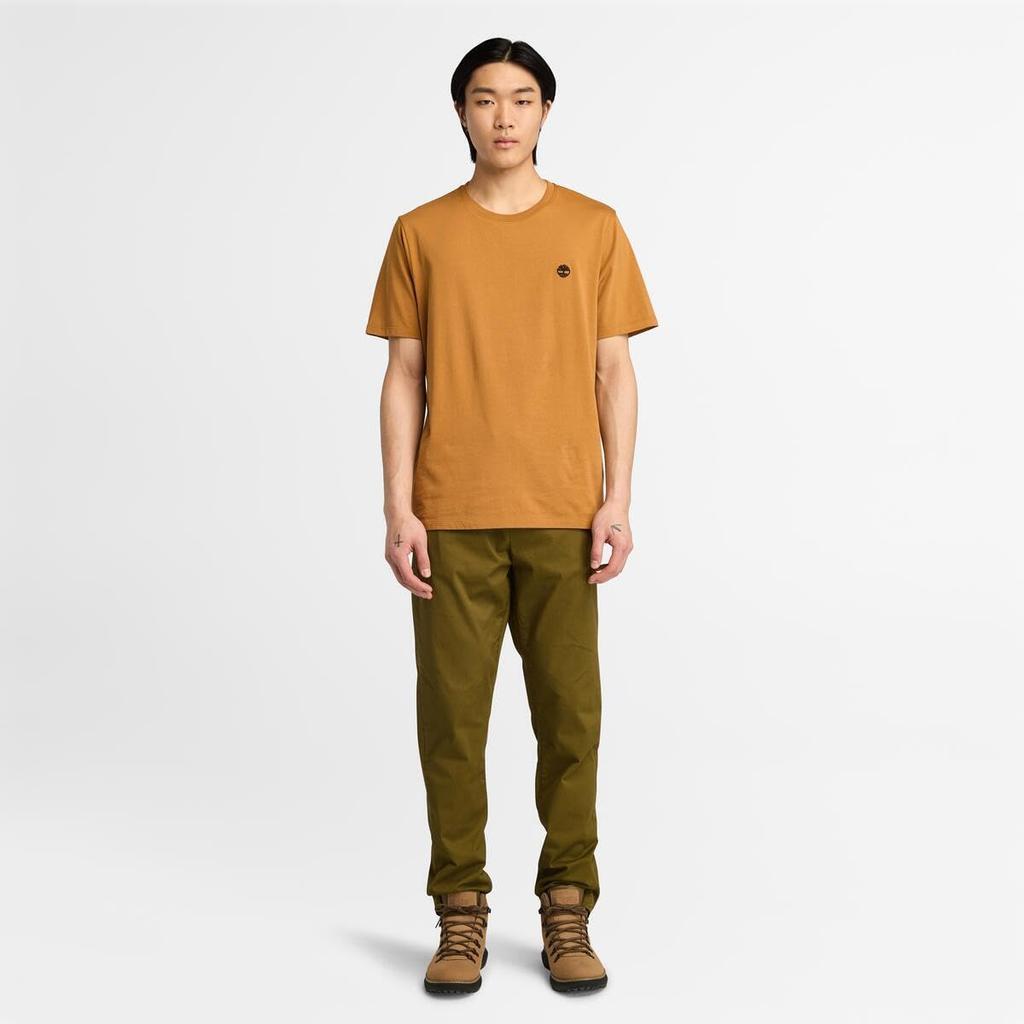 Timberland Men's Wheat Boot, Short Sleeve Logo T-Shirt, Size M (TB0A6DKUP471)