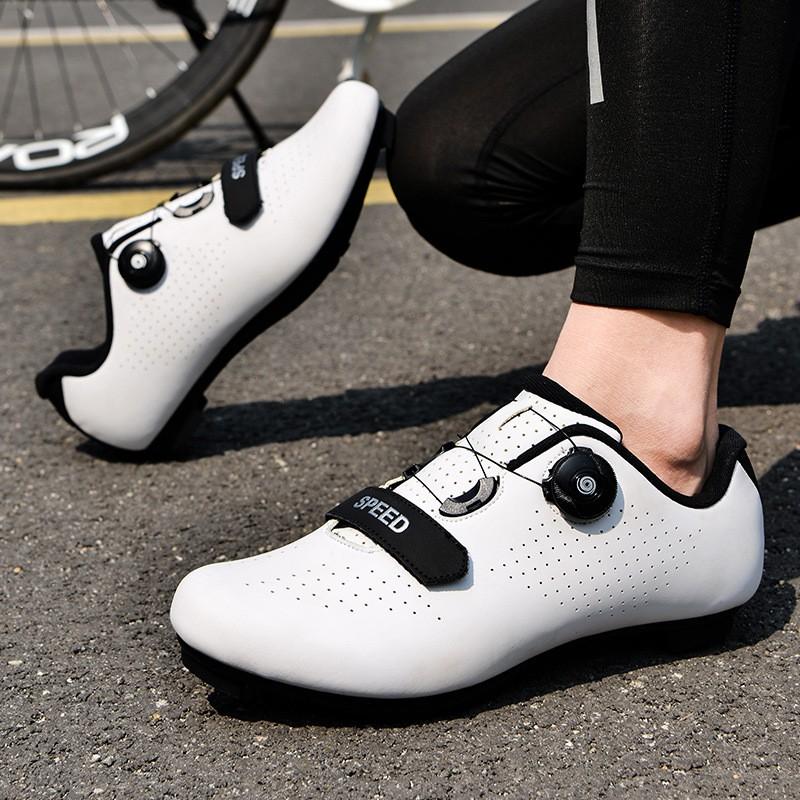 Unisex Road Cycling Shoes With Cleat Compatibility MTB Gravel Bikes Breathable Locking Pedal
