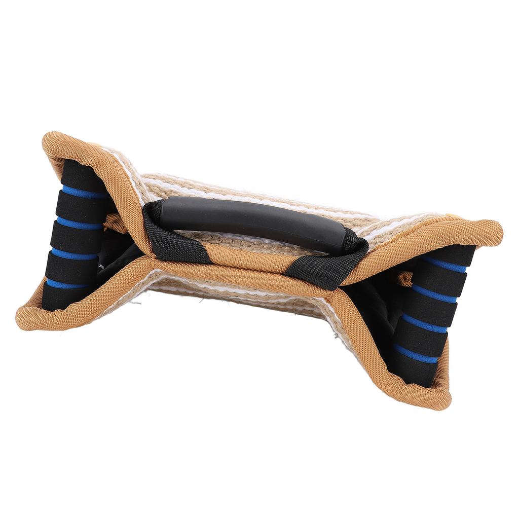 Dog Training Bite Pillow Tear Resistant Interactive Play Toy Jute Pad Dog Bite Sleeve Training Equipment with Handles