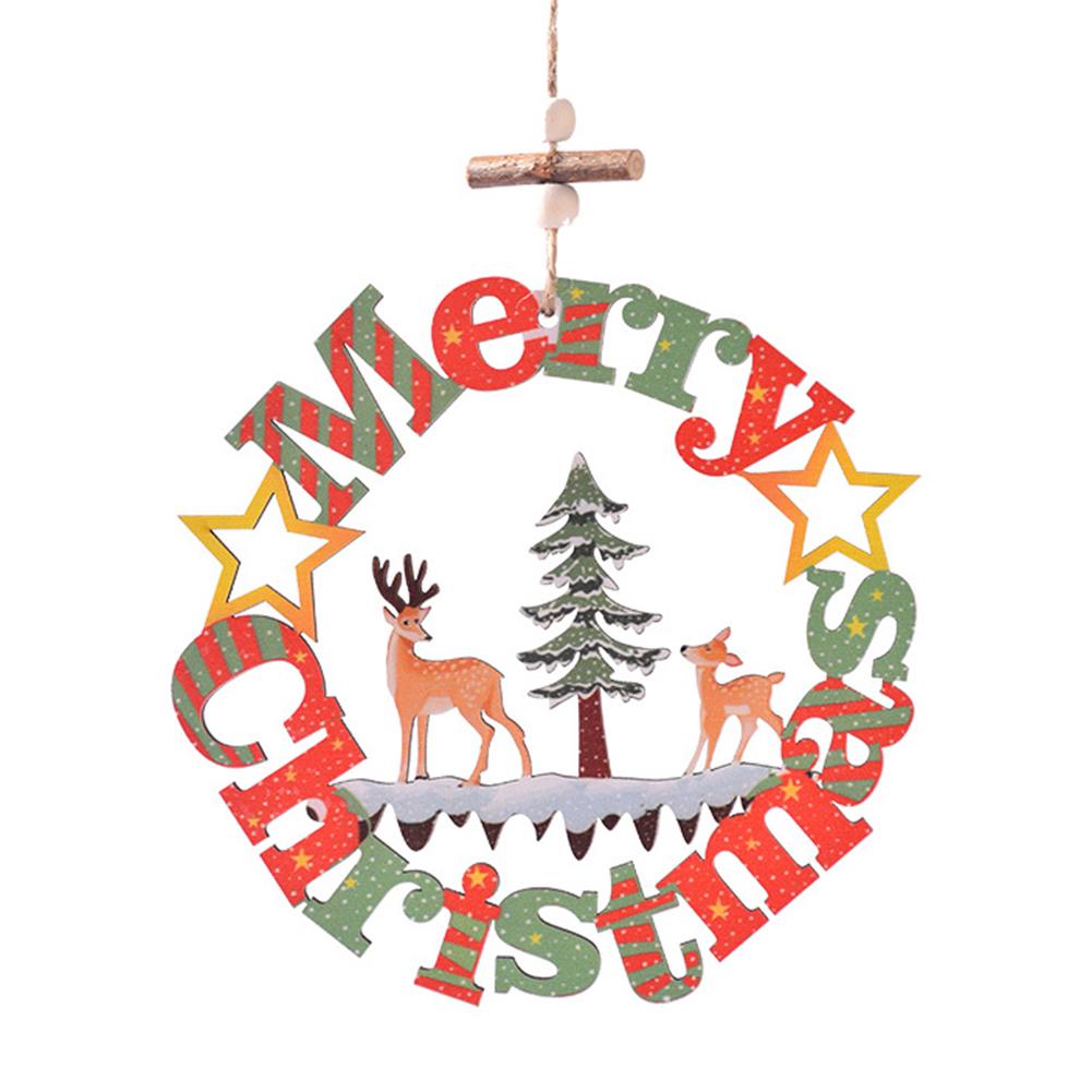 For Christmas Tree Christmas Tree Ornament Christmas Hanging Ornament Christmas Unique Festive Touch Wooden Material