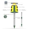 Solar Animal Repeller 360 Degrees  Ultrasonics Rodent Repellent Waterproof with PIR Sensor 5 Modes for