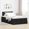 Maison Exclusive - Lit ottoman avec matelas noir 120x190 cm tissu