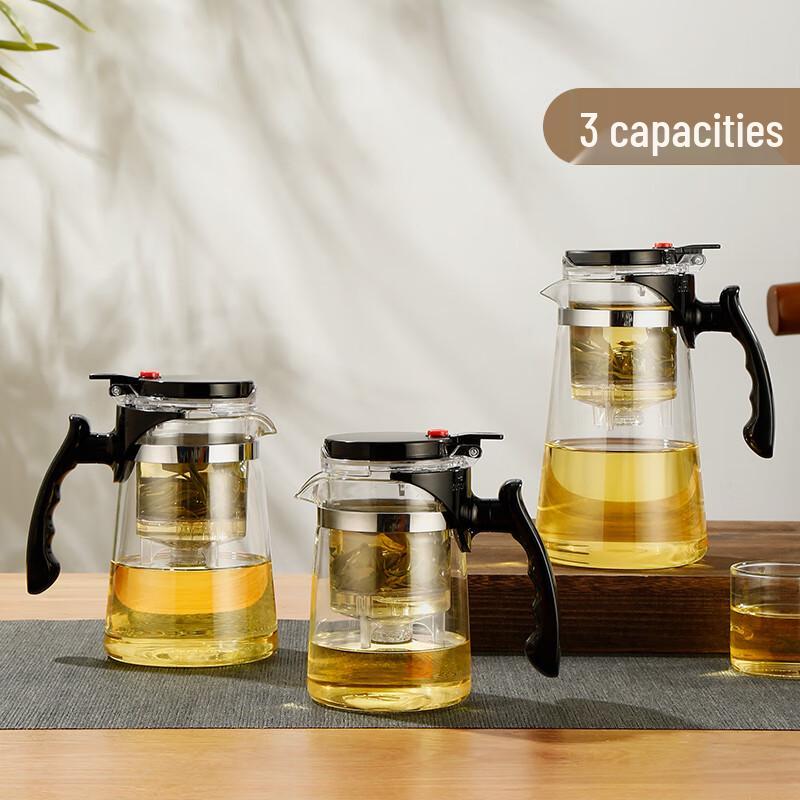 Fuguang Heat-Resistant Glass Tea Infuser Press Pot