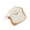 Handheld Smiling Bread Squeeze Toy Sensory Squeezable Slices Toast Playset For Student Birthday Party Gift Supply