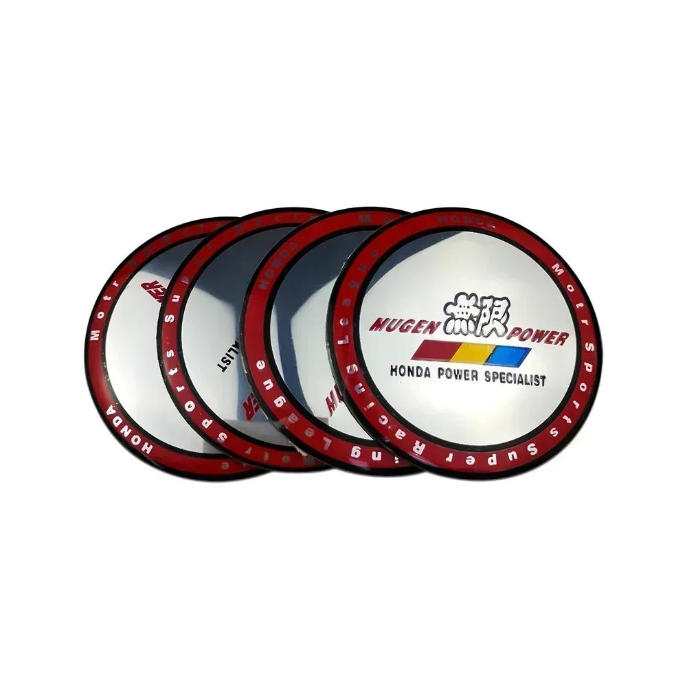 56MM Car Wheel Rim Center Hub Caps Stickers for Honda Civic Fit Jazz Accord 10th 8th CRV HRV City Odyssey Passport Pilot fv0  Vezel