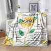 Birthday Style Customize Your Name Blanket Cozy Customizable Blanket Ultra-Soft Versatile for Nap Living Room Livingroom Chair All-Season Use