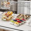 Multi Purpose Fresh-keeping Box Transparent Egg Box New Seasoning Box  Fruit Vegetable Storage