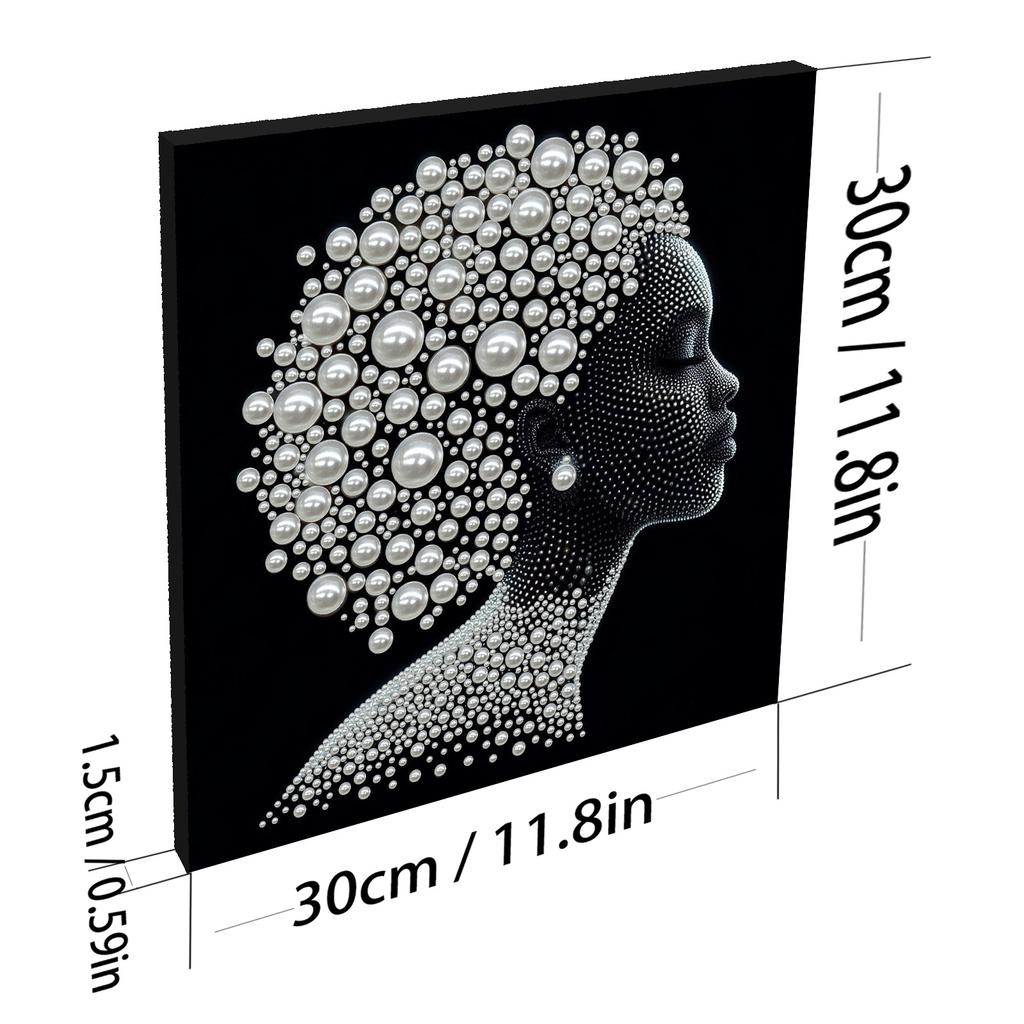 Kompletní 5D malířské sady s diamantovou výšivkou pro dospělé Elegantní dáma Křišťálová malba kamínky pro domácí dekoraci stěny Umělecký dárek 30x30cm