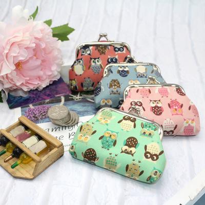 Women's Owl Coin Purse Money Bag Change Card Holders Small Wallet Clutch Purse