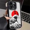 Phone Case for iPhone 17 Air 16E 15 16 Pro Max Japanese Wave Kanagawa Surfing Cover 14 Plus 13 12 Mini Soft Shell Silicone Funda