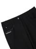 WIDEANGLE To Stretch Basic Pants L_Black