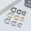 1PCS Metal Belt Handle Bag Strap Accessories Shoulder Webbing Buckle Open Screw Clasp Leather Craft D Ring Buckle