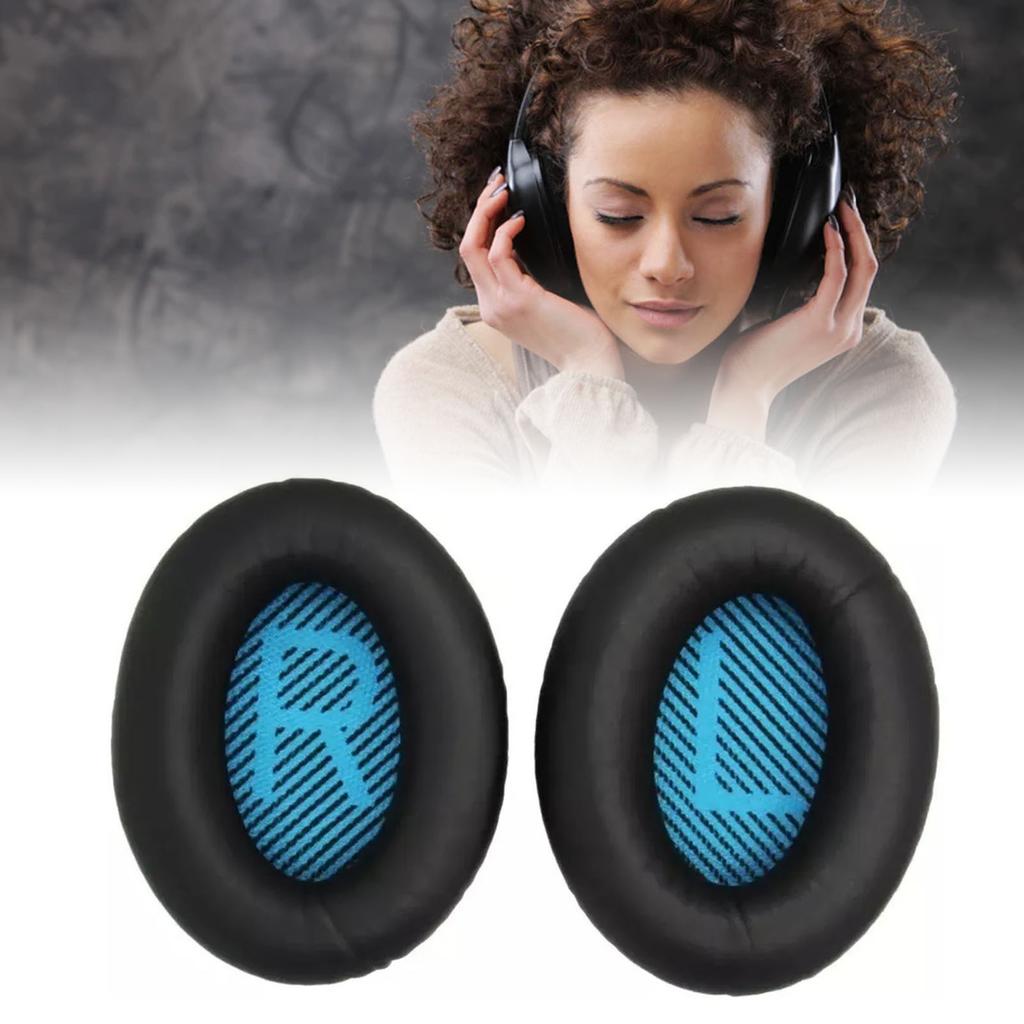 2pcs Ear Pads Professional Replacement Soft Headphone Pads Compatible for QC15 QC25 QC35 AE2 AE2I AE2W