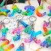 WTEMPO DIY Keychain Tassel Pendents Making Molds English-letter-Shaped Resin Molds Epoxy Molds for Beginners & Adults Handicrafts Making Mold Set