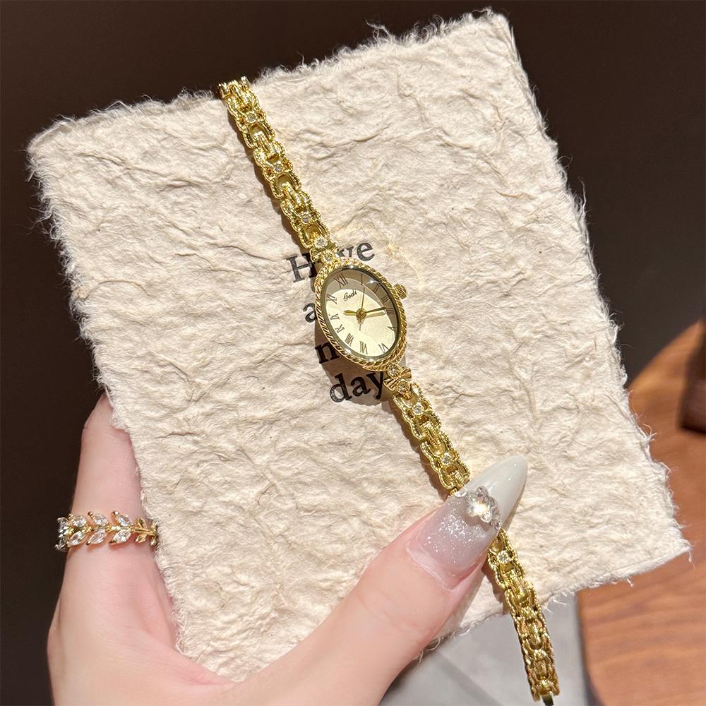 GEDI Ladies Small Gold Watch Gifts Waterproof Fashionable Wristwatch Women Elegant Quartz Vintage Woman Watches