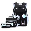 New 3pcs Lightweight Portable Primary School Bags Cute Cartoon Bow Book Bags for Grades 1-6 Large Capacity Pupil Double Shoulder Bag Student Backpacks