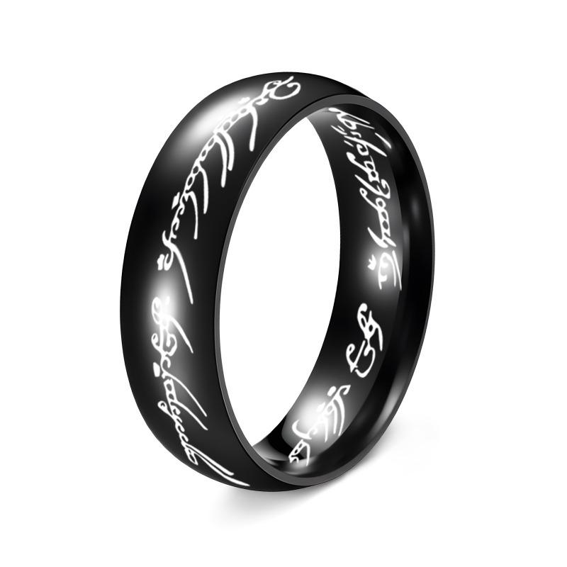 Stainless Steel Magic Ring Men's Ring Couple Ring King Men's and Women's Ring Stylish Domineering