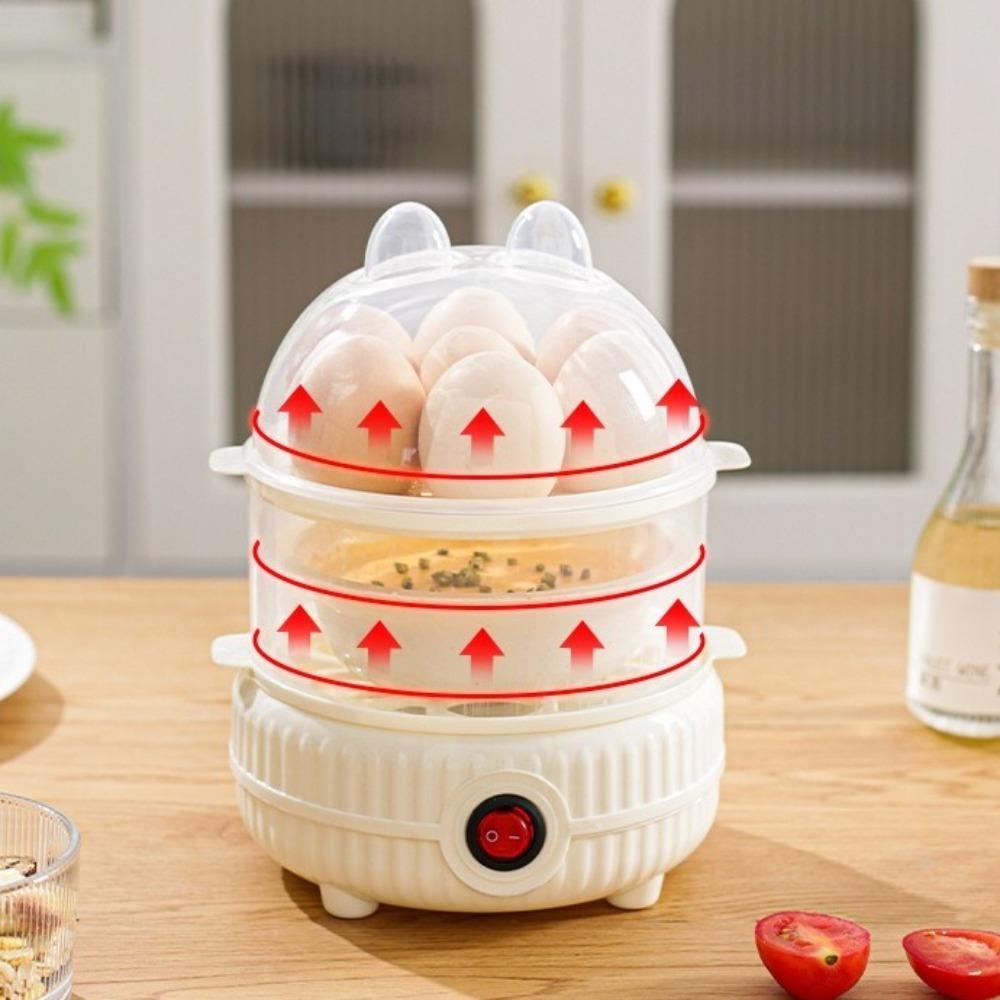 1-3 Layers Automatic Egg Steamer High Temperature Resistance Egg Boiler  Dormitory