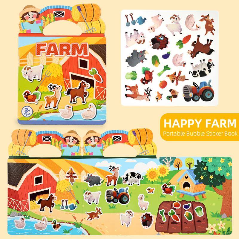 High-Quality Montessori High-Quality Quiet High-Quality Book High-Quality Reusable High-Quality Stickers High-Quality Educational High-Quality Toy