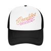 Mode Retro Dunkin Donuts Netz-Baseballkappe Faltbare Kappen Damen