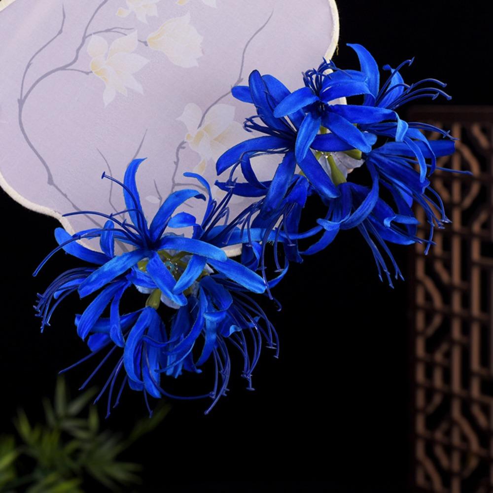 Lycorisradiata Flower Hair Clip Korean Style Hanfu Hair Stick Simulation Flower Hairpins Summer