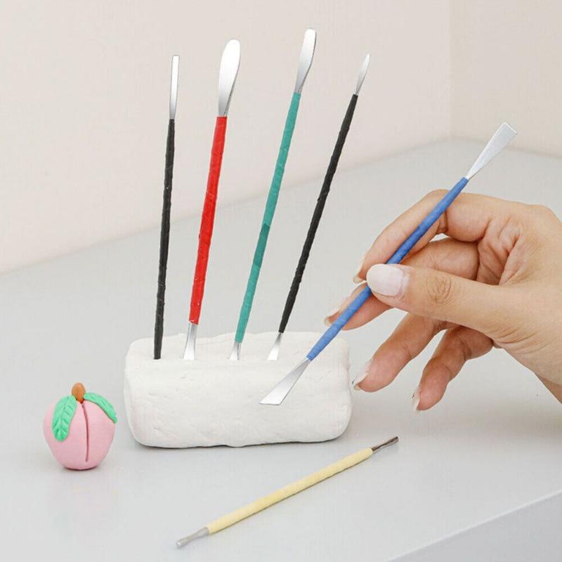 6pcs Pottery Sculpting Tool Clay Ceramic Modeling Tool Plaster Sculpting Kit