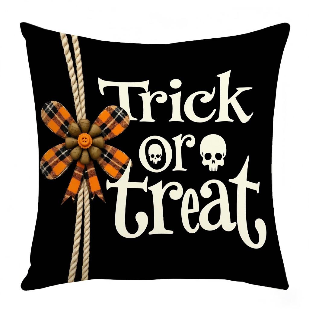

Новая Хэллоуинская наволочка Тыква Ведьма Диван Гостиная Наволочка Чехол для подушки 45 * 45 (excluding core)