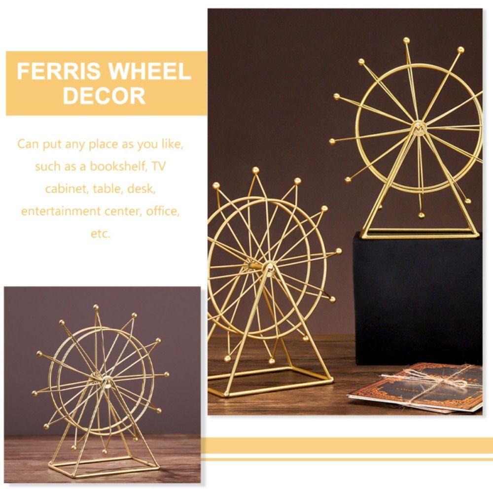 Collectible Ferris Wheel Model Handmad Ferris Wheel Table Decorations Children Toys