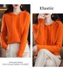Women's Lace-up Knit Hoodie: Spring/Autumn Long Sleeve Loose Pullover Sweatshirt