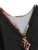 Plus Size Women Kaftan House Robe Bohemian Printing V Neck Homewear Beach Wear Bathing Suit Cover Up