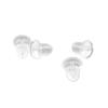 DIY Plastic Transparent Bullet Head Ear Studs/Ear Plugs In Stock