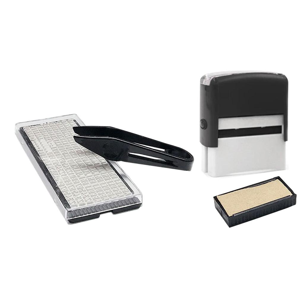 Self Inking Rubber Stamp Date DIY Custom for Legal Inventory Stamps Notary