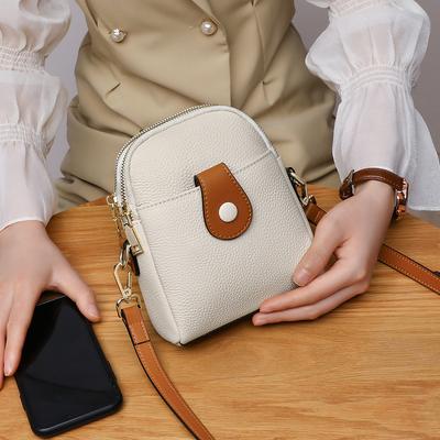 Women's Mini Niche Phone Bag Fashion Versatile Crossbody Bag Light Luxury Simple Shoulder Bag Small Bag
