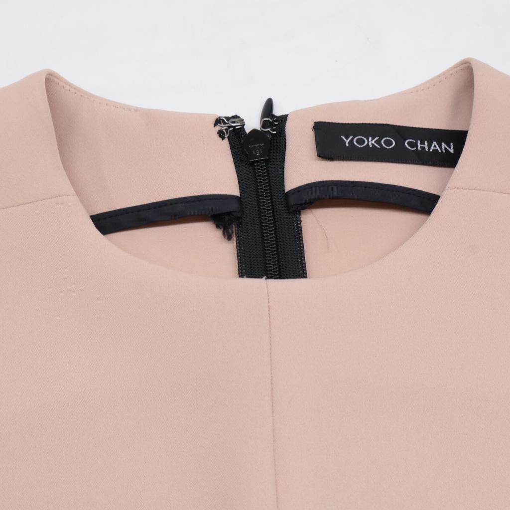 YOKOCHAN Beige Sleeveless One-Piece Dress YCD-217-335 Dress 36 pinkUsed