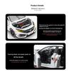 Maßstab 1/32 Honda Civic Type-R Super Modified Sportwagen Legierung Metall Diecast Modellauto Indoor Hochsimulations-Ornament Sound & Licht Geschenk