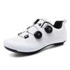 Herren-Fahrradschuhe XT3001 Mit Drehverschluss Atmungsaktives Leder-Obermaterial MTB- und Straßen-Klickpedal-Optionen