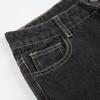 Women's Retro Low-Waist Flared Jeans with Floral Embroidery