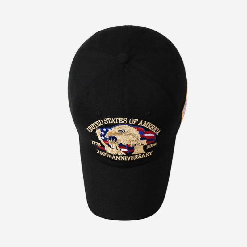 Northwood United States 250th Anniversary Embroidered Baseball Cap for Men Women Casual Sun Visor Cap Outdoor Sun Protection Hat